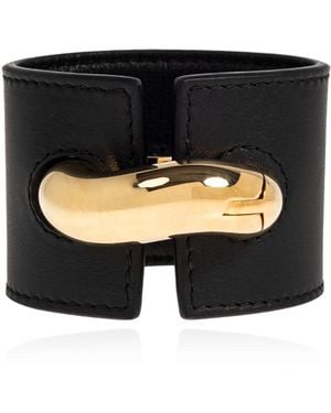 Alaïa Leather Bracelet - Black
