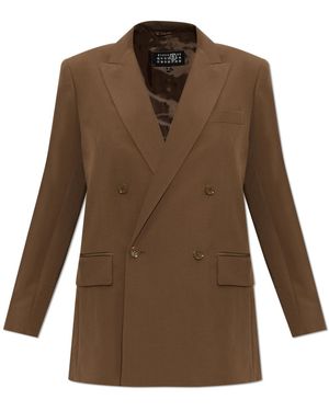 MM6 by Maison Margiela Single-Vent Blazer - Brown