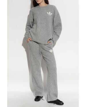 adidas Originals Sweater With Logo - Gray