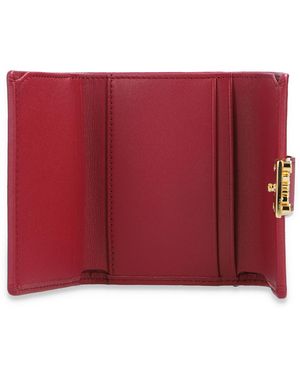 MCM Wallet With Logo - Red