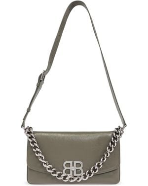 Balenciaga Leather Shoulder Bag - Metallic