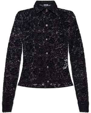 Versace Jeans Couture Lace Shirt - Black