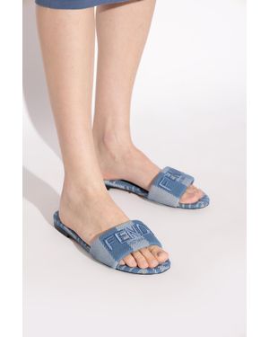 Fendi Slides Sunshine - White