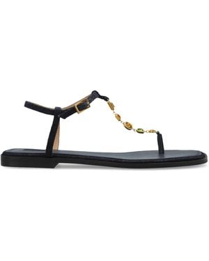 NODALETO Denim Sandals - Brown