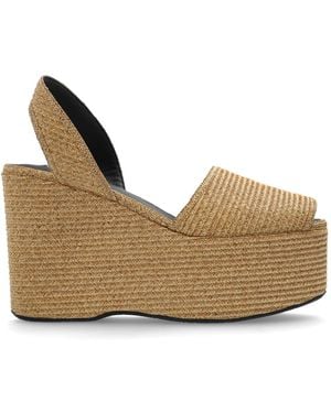 Alaïa Wedge Sandals - Natural
