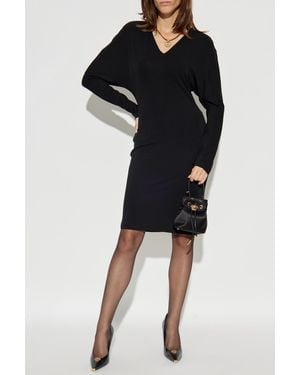 Versace Long-Sleeve Dress - Black