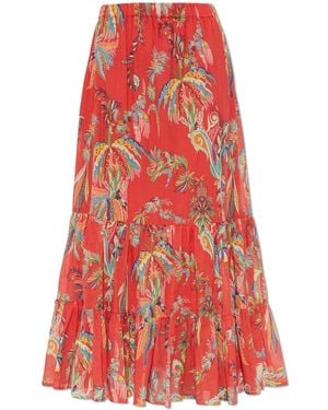 Etro Loose-Fit Skirt - Red