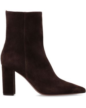 Paris Texas 'Anja' Heeled Ankle Boots - Brown