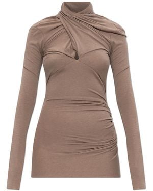 Entire studios Draped Top - Brown