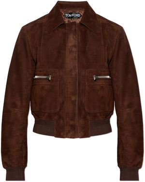 Tom Ford Suede Jacket - Brown