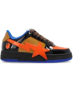 A Bathing Ape Sports Shoes With Logo - Multicolour