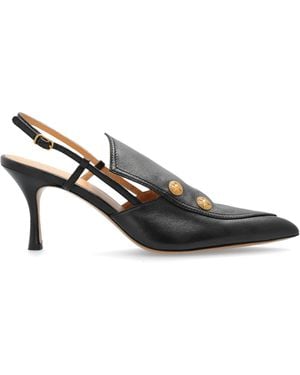 Chloé Leather Heeled Shoes 'Agnes' - Black