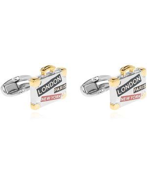 Paul Smith Cufflinks With Suitcase Motif - Metallic