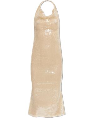 Oséree Sequin Dress - White