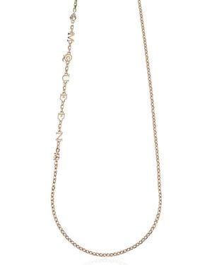 McQueen Necklace With Logo - White