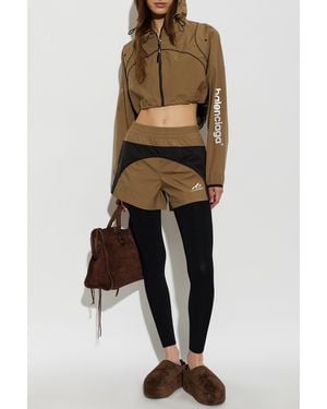Balenciaga Short Hooded Jacket - Brown