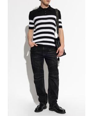 Balmain Straight-Leg Jeans - Black