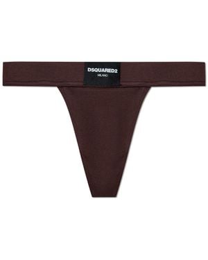 DSquared² Strings With Logo - Black