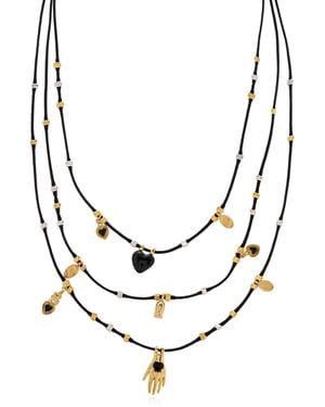 Isabel Marant Necklace With Pendants - Metallic
