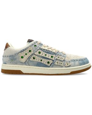 Amiri 'Stud Skel Top Low' Sports Shoes - White