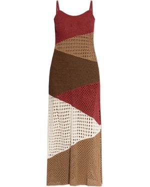 Akep Strappy Dress - Brown
