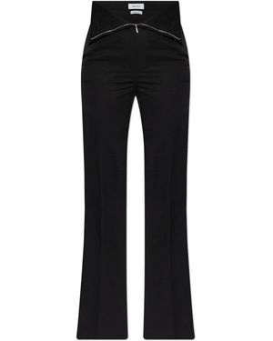 McQueen High-Waisted Trousers - Black
