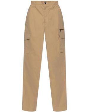 Versace Trousers With Pockets - Natural