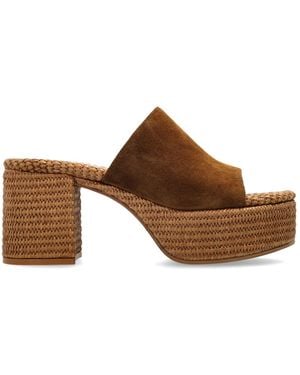 Gianvito Rossi Platform Flip-Flops - Brown