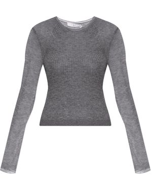 IRO Top "Kerria" With Lurex Thread - Grey