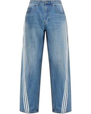 adidas Originals Jeans With Slightly Tapered Legs - Blue