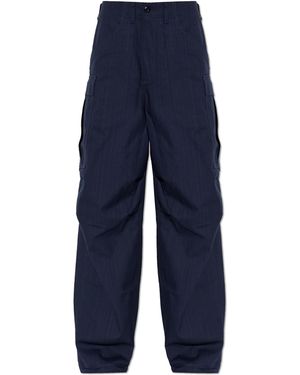 KENZO Cotton Cargo Pants - Blue
