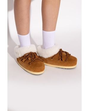 Moon Boot Mb Evx Mule Suede Shoes - White