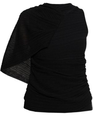 Balmain Pleated Top - Black