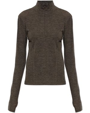 Rethinkit Studios Wool Turtleneck Top - Black