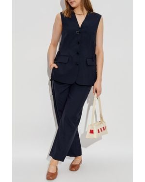 Marni Wool Pants - Blue