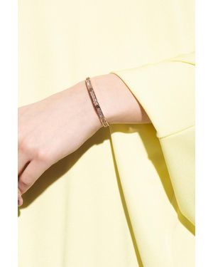 Tory Burch Bracelet With Shimmering Crystals - Natural