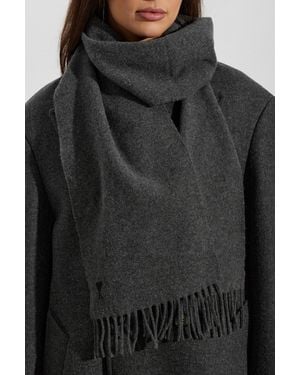 Ami Paris Wool Scarf - Black