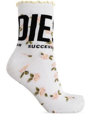 DIESEL Three-Pack Of Socks 'Skw-Lolita-3Pack' - White