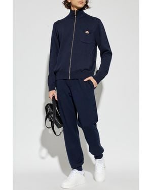 Versace Pants With Cuffs - Blue