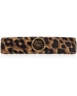 Etro Hair Clip - Brown