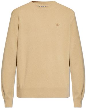 Burberry Cashmere Jumper - Natural