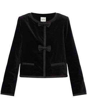 Posse Velvet Blazer "Quincy" - Black