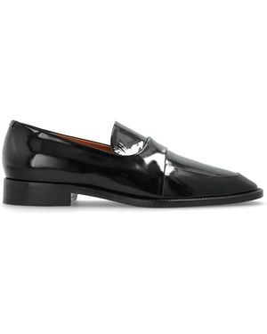 Jil Sander Leather Loafers - Black