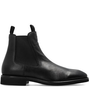 Tom Ford Leather Ankle Boots - Black