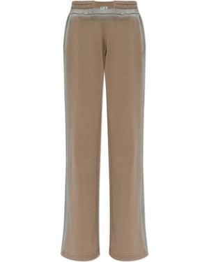 Off-White c/o Virgil Abloh Wide-Leg Joggers - Natural