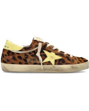 Golden Goose 'Super-Star' Sports Shoes - Brown