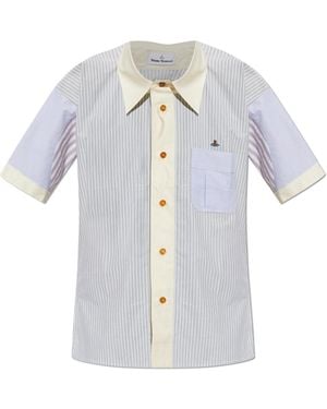 Vivienne Westwood Striped Shirt - White