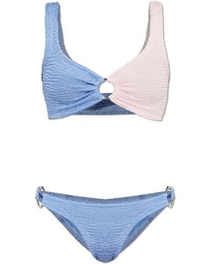 Paramidonna Two-Piece Swimsuit "Kari" - Blue