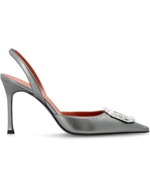 AMINA MUADDI 'Camelia' Heeled Shoes - White