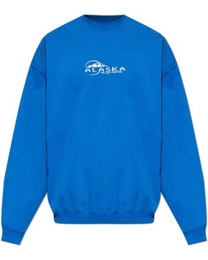 Vetements Sweatshirt With A Crew Neck, - Blue